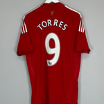 2008/10 LIVERPOOL TORRES #9 HOME SHIRT (L) ADIDAS