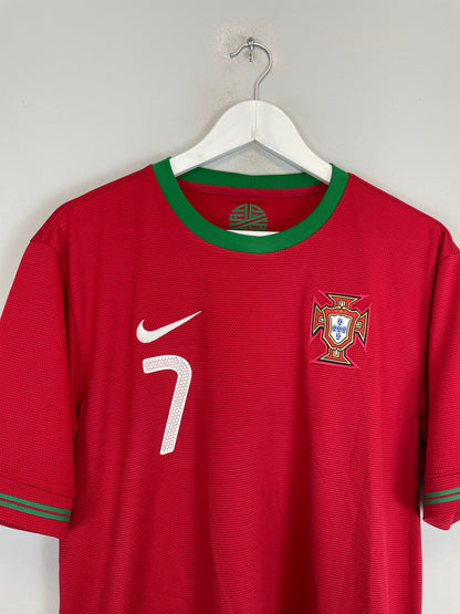 2012/13 PORTUGAL RONALDO #7 HOME SHIRT (L) NIKE