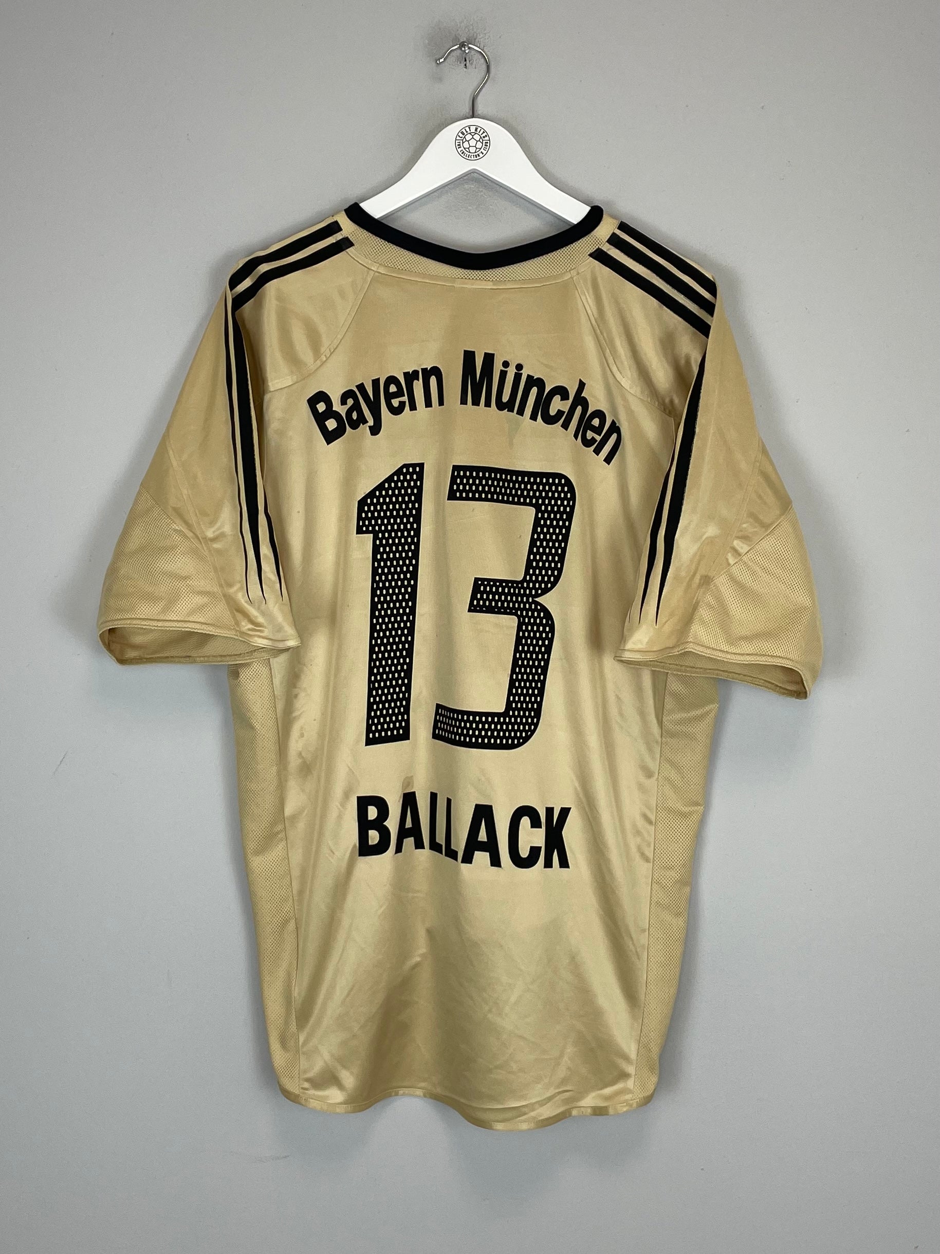 2004/05 BAYERN MUNICH BALLACK #13 AWAY SHIRT (L) ADIDAS