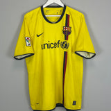 2008/10 BARCELONA MESSI #10 AWAY SHIRT (XL) NIKE