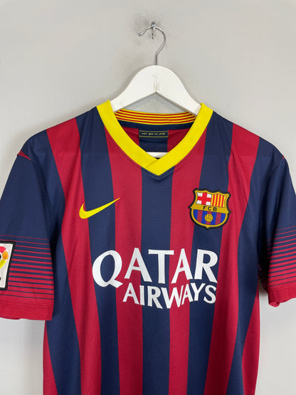 2013/14 BARCELONA MESSI #10 HOME SHIRT (M) NIKE