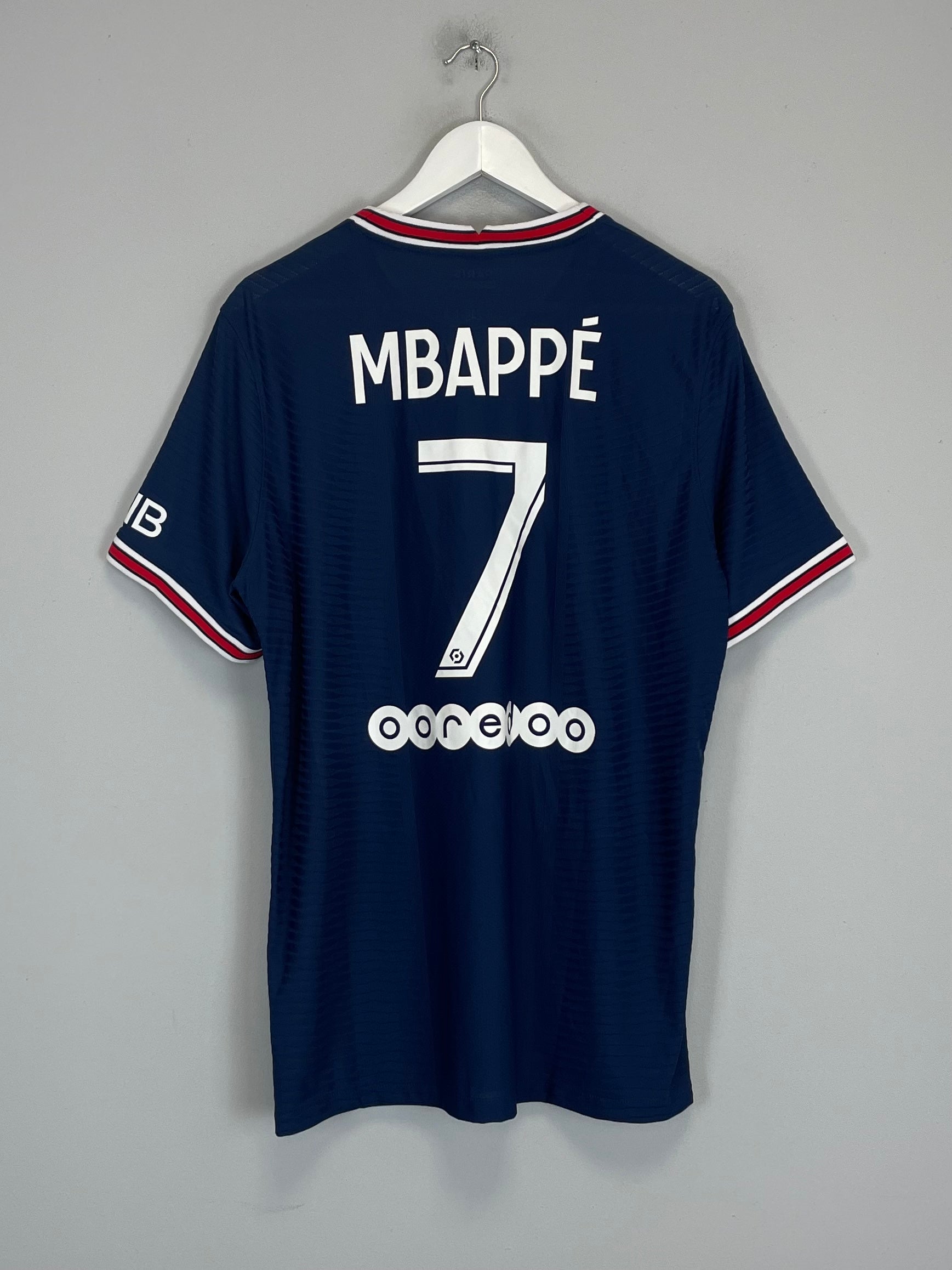 2021/22 PSG MBAPPE #7 HOME SHIRT (XL) JORDAN