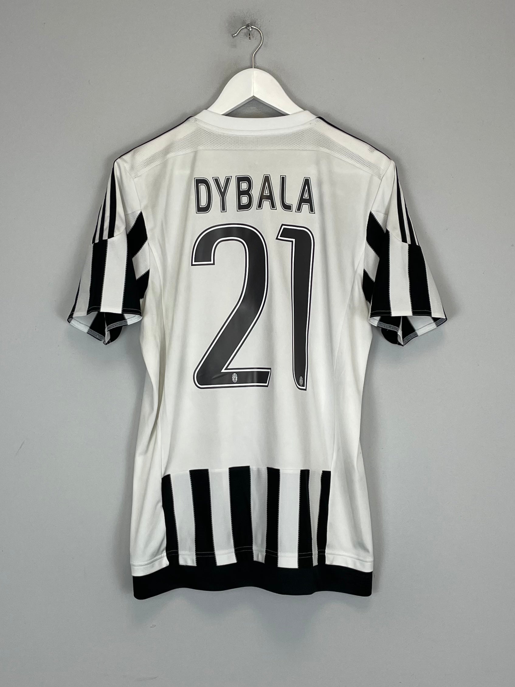 2015/16 JUVENTUS DYBALA #21 HOME SHIRT (M) ADIDAS