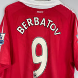 2010/11 MANCHESTER UNITED BERBATOV #9 HOME SHIRT (XXL) NIKE