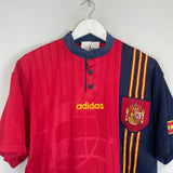 1996/98 SPAIN HOME SHIRT (M) ADIDAS