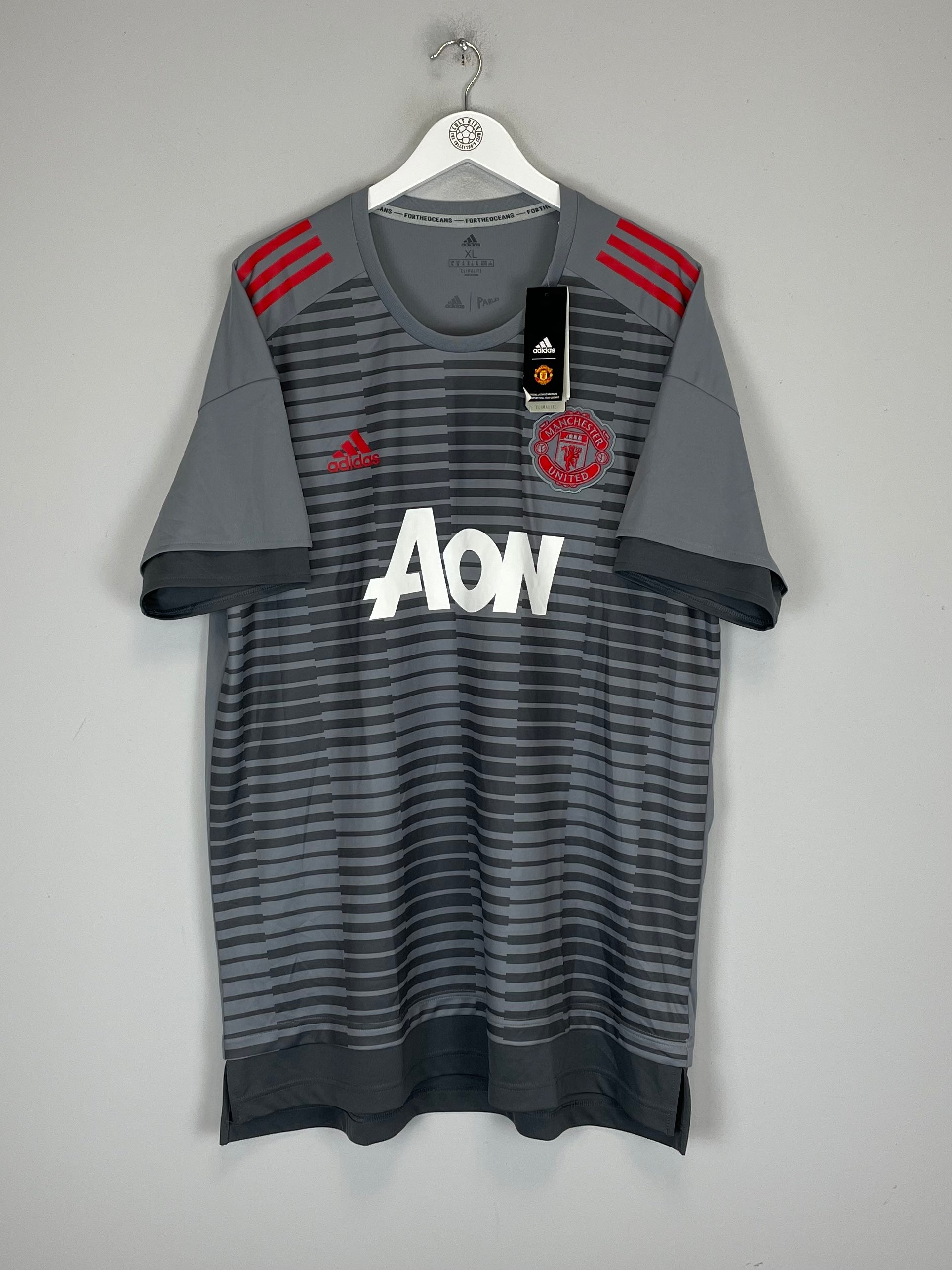 2017/18 MANCHESTER UNITED *BNWT* PRE MATCH SHIRT (XL) ADIDAS