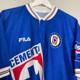 1998/99 CRUZ AZUL *MINT* HOME SHIRT (XL) FILA