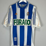 1998/00 DEPORTIVO LA CORUNA HOME SHIRT (L) ADIDAS