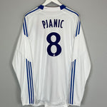 2010/11 LYON PJANIC #8 *PLAYER ISSUE* L/S HOME SHIRT (XL) ADIDAS