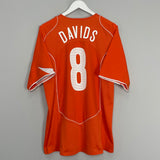 2004/06 NETHERLANDS DAVIDS #8 HOME SHIRT (L) NIKE