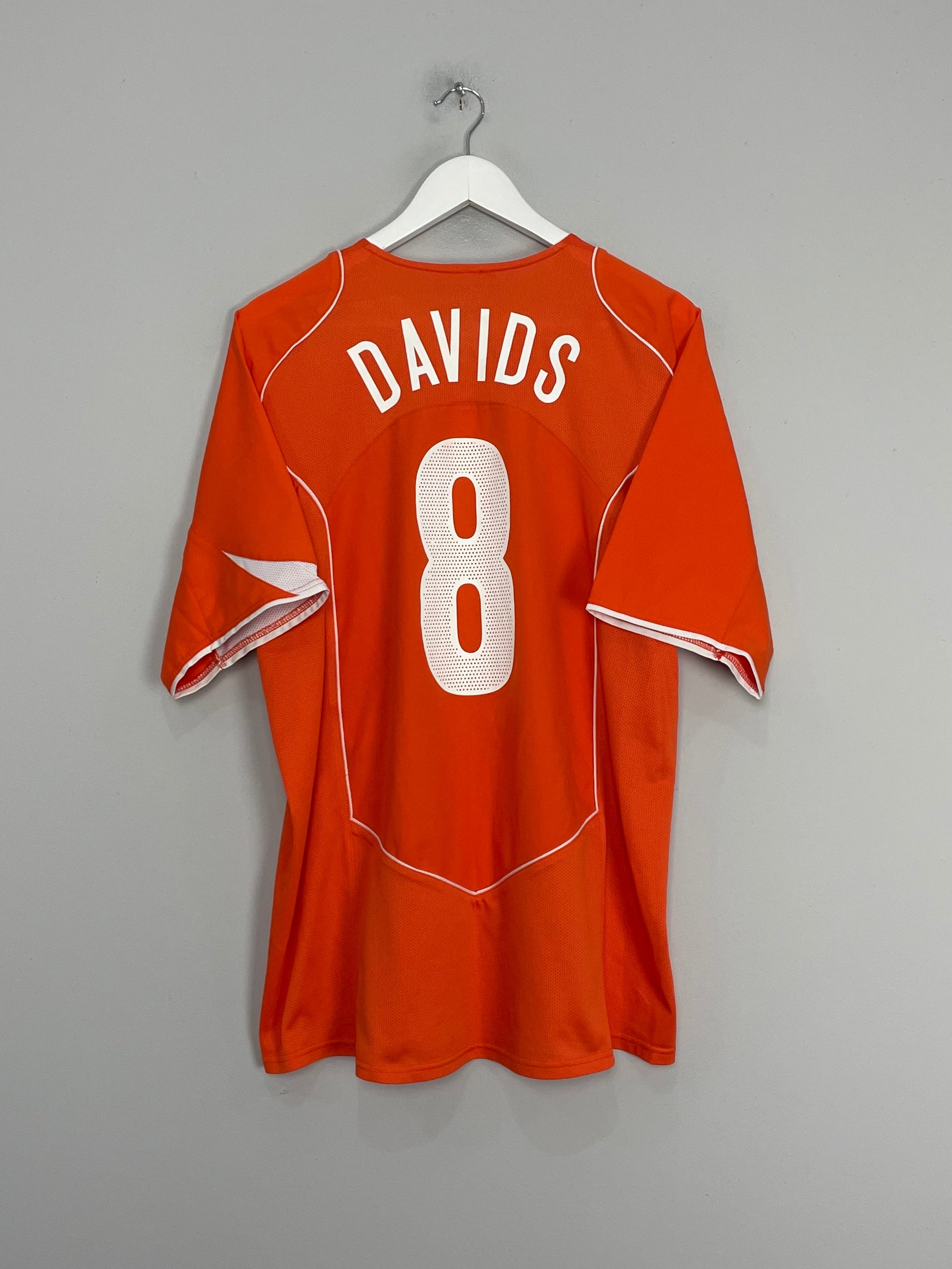 2004/06 NETHERLANDS DAVIDS #8 HOME SHIRT (L) NIKE