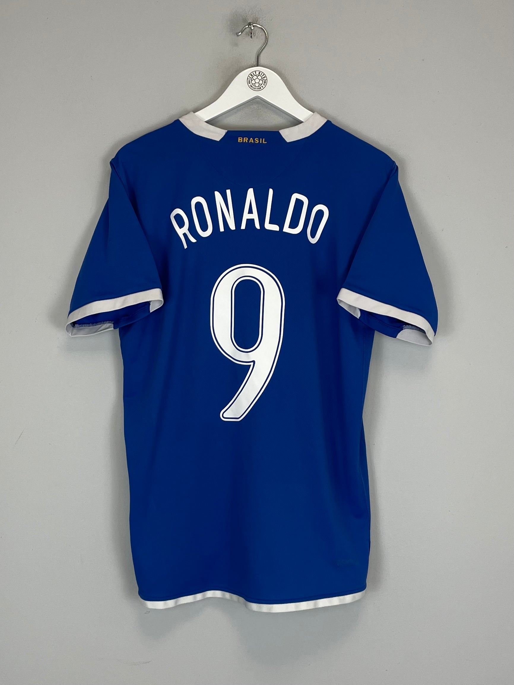 2006/07 BRAZIL RONALDO #9 AWAY SHIRT (M) NIKE