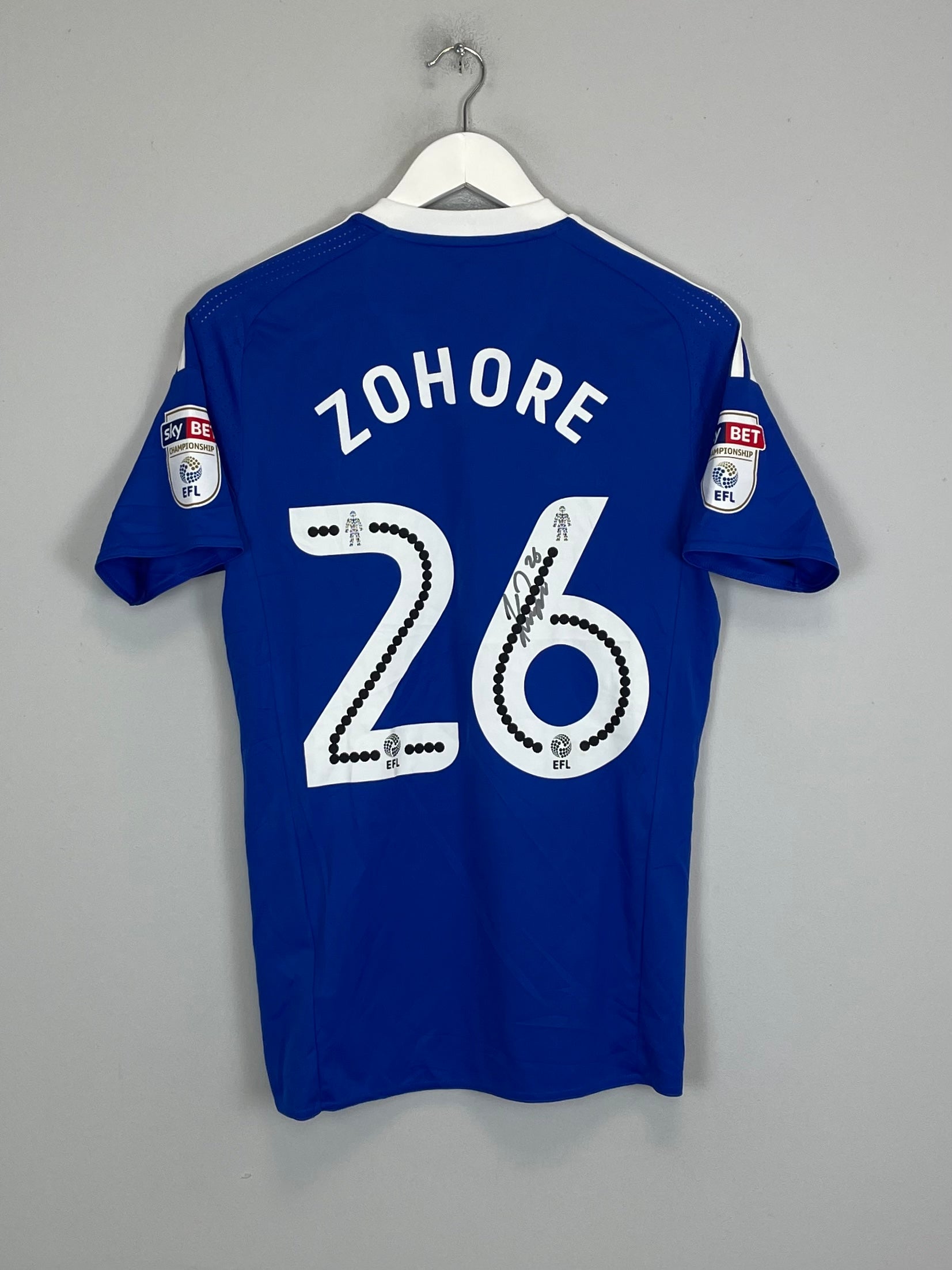 2016/17 CARDIFF CITY ZOHORE #26 *SIGNED* HOME SHIRT (S) ADIDAS