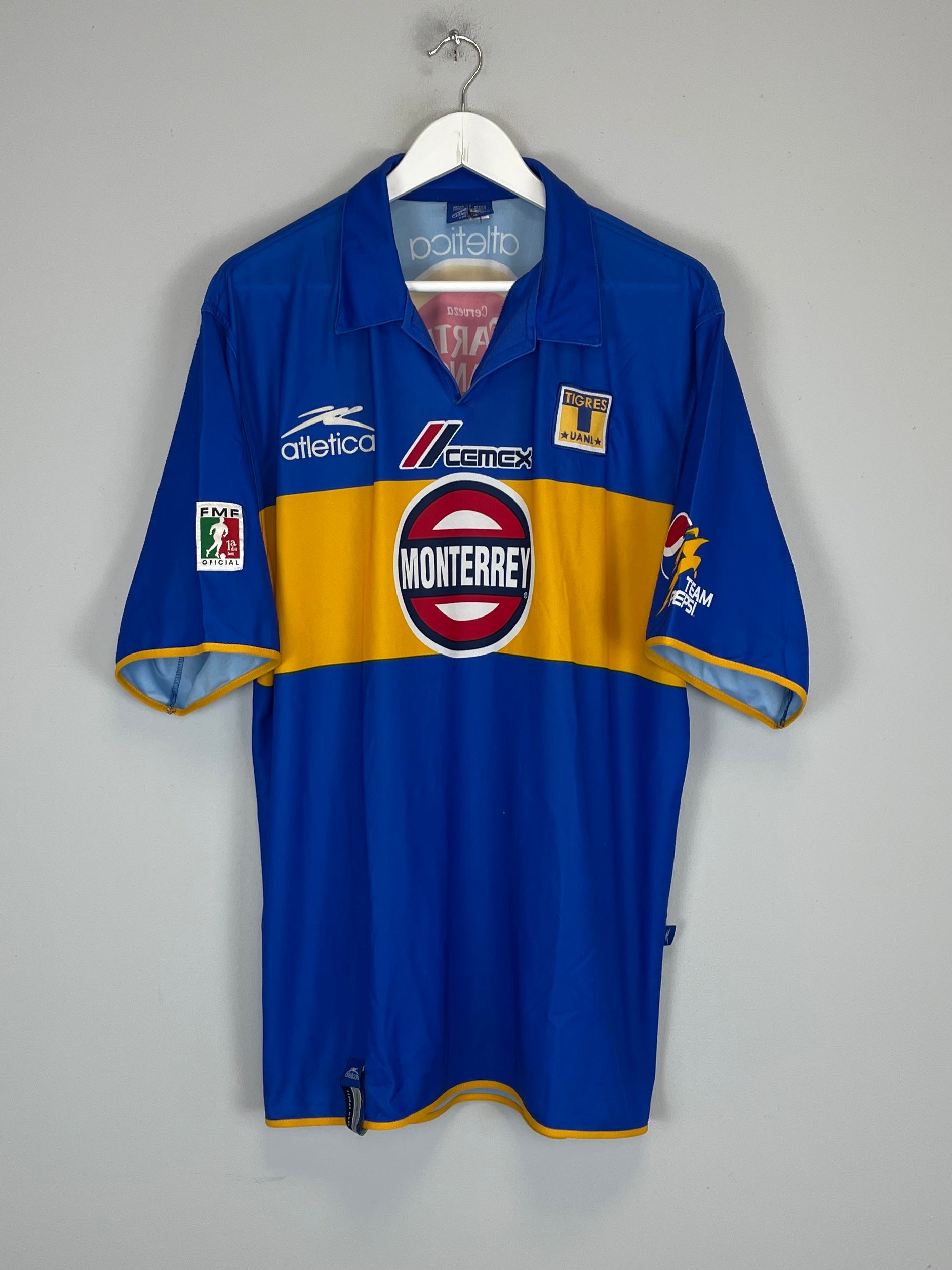 2003/04 TIGRES HOME SHIRT (XXL) ATLETICA