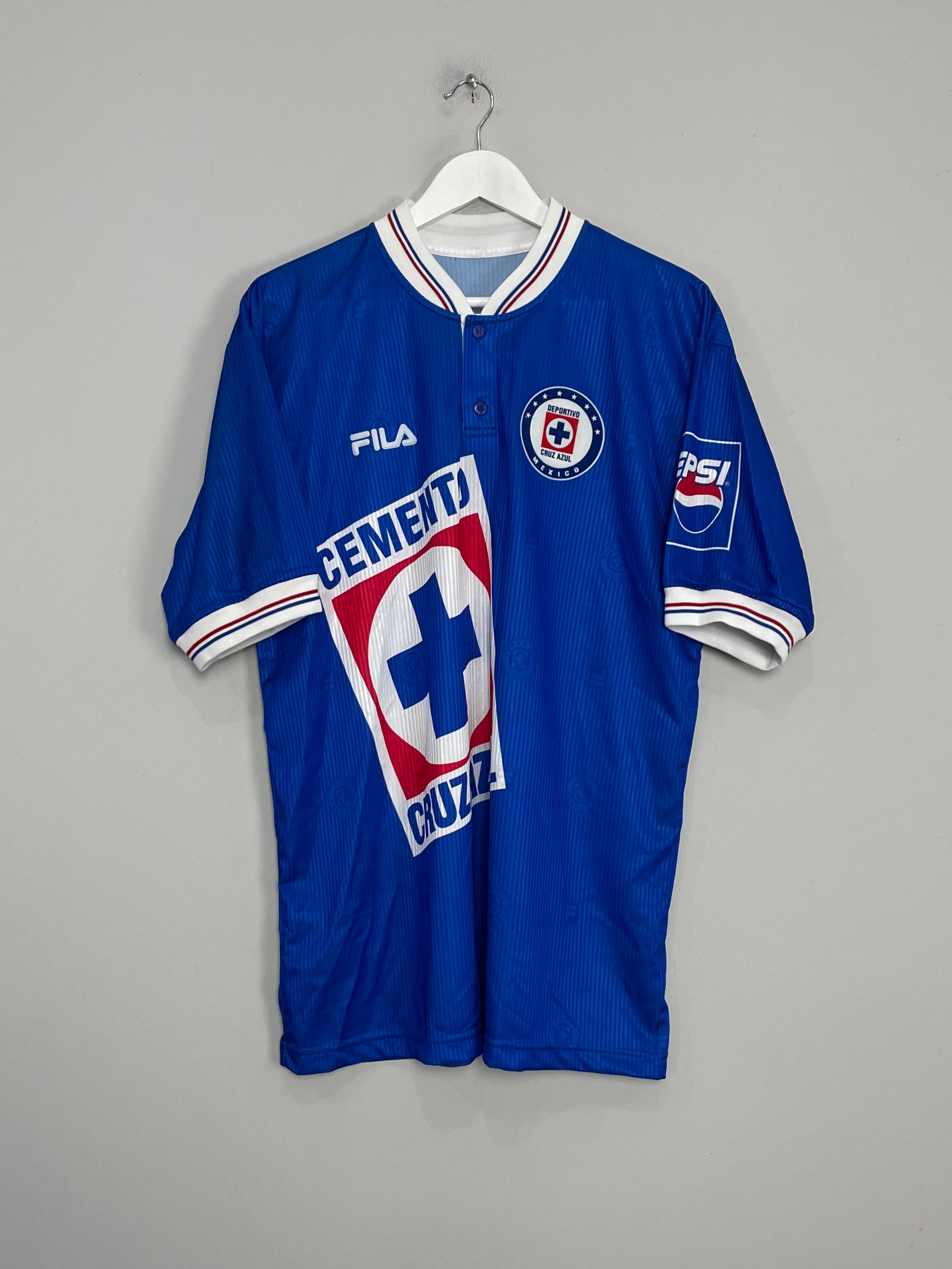 1998/99 CRUZ AZUL HOME SHIRT (XL) FILA