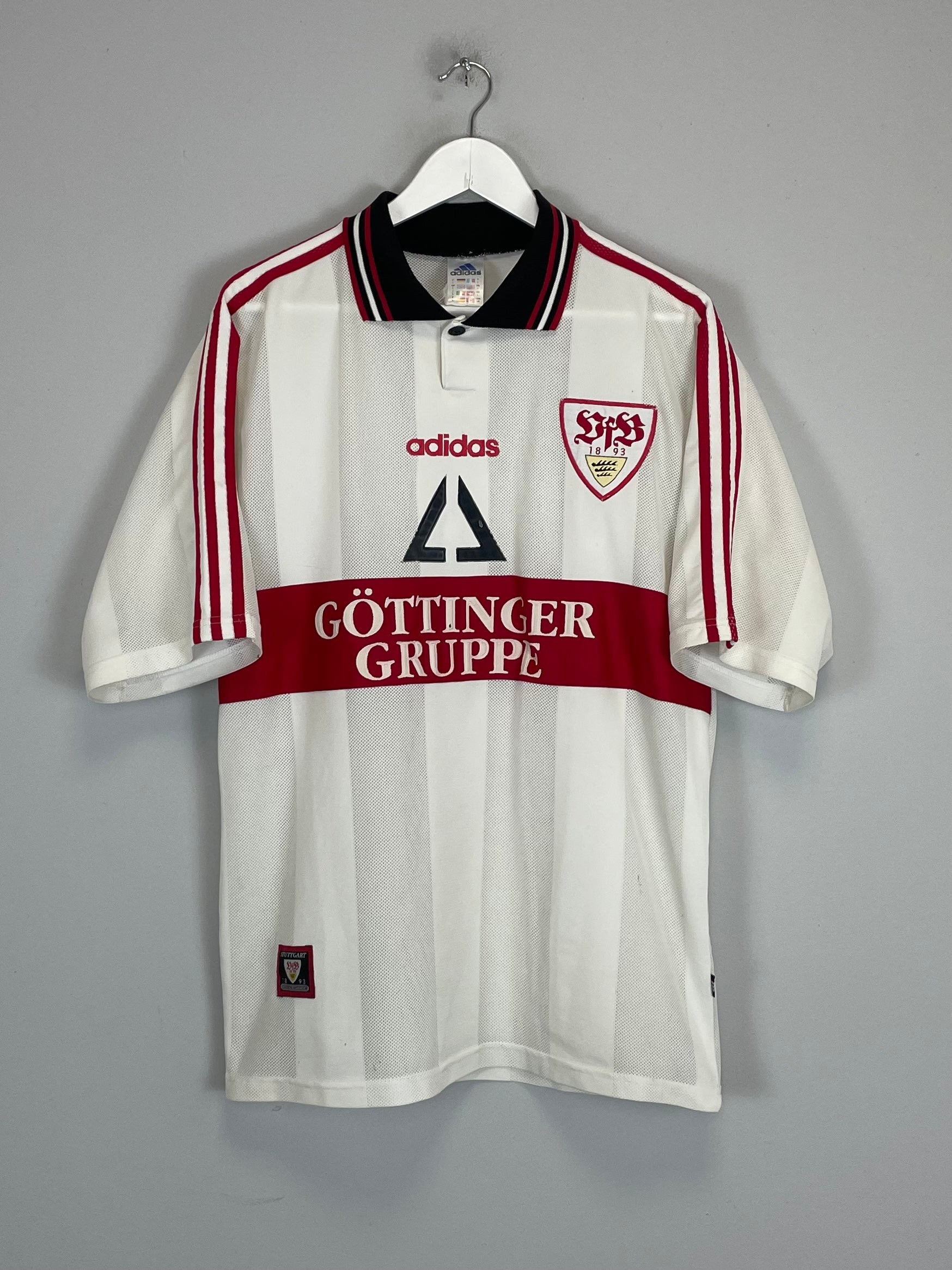 1997/98 STUTTGART HOME SHIRT (L) ADIDAS