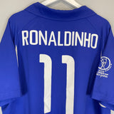 2002/04 BRAZIL RONALDINHO #11 AWAY SHIRT (XL) NIKE