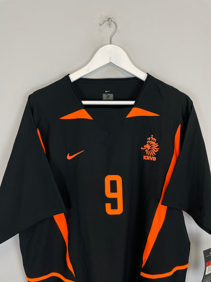 2002/04 NETHERLANDS V.NISTELROOY #9 *BNWT* AWAY SHIRT (L) NIKE