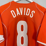 2004/06 NETHERLANDS DAVIDS #8 HOME SHIRT (L) NIKE