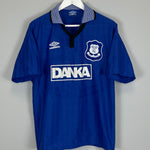 1995/97 EVERTON HOME SHIRT (M) UMBRO