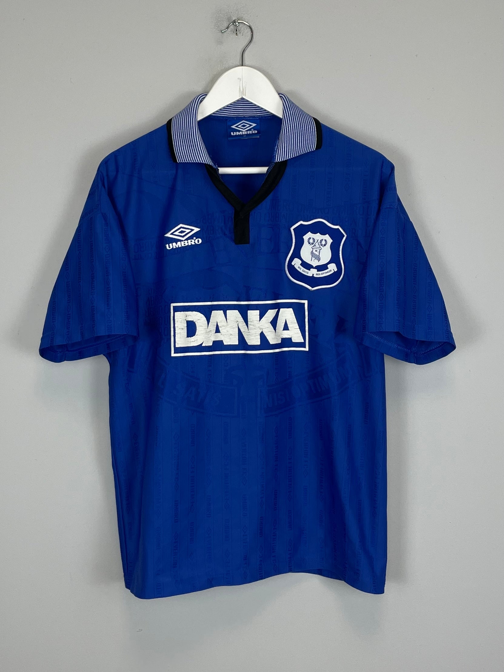 1995/97 EVERTON HOME SHIRT (M) UMBRO