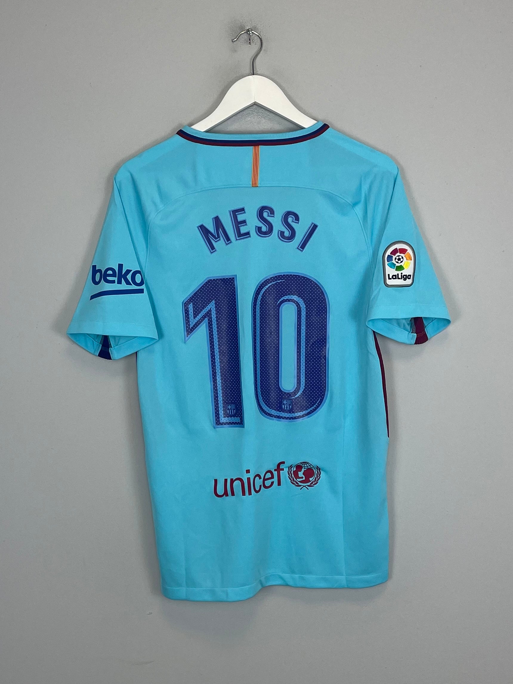 2017/18 BARCELONA MESSI #10 AWAY SHIRT (S) NIKE