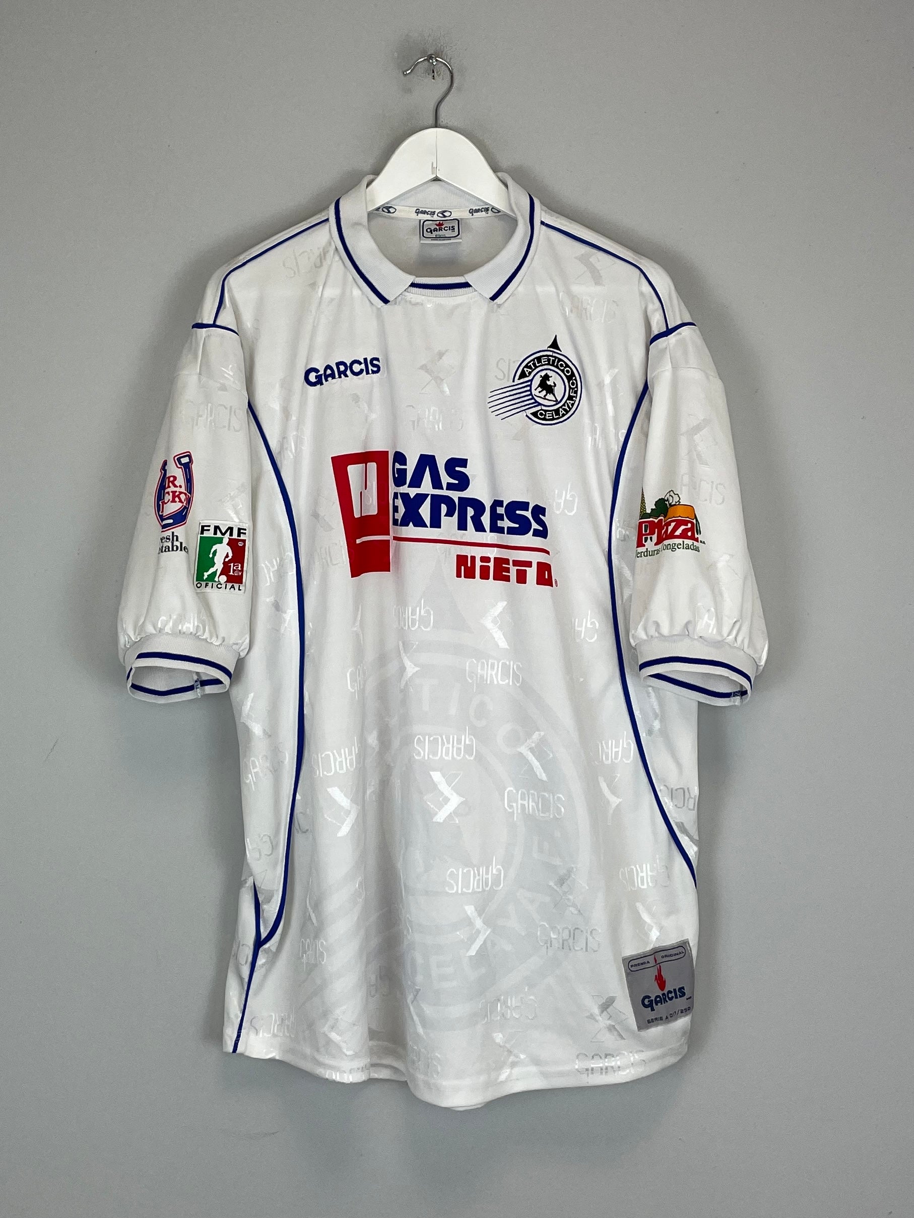 1999/00 ATLETICO CELAYA HOME SHIRT (XL) GARCIS