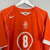 2004/06 NETHERLANDS DAVIDS #8 HOME SHIRT (L) NIKE