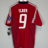 2002/04 BAYERN MUNICH ELBER #9 *BNWT* C/L HOME SHIRT (L) ADIDAS