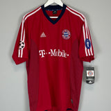 2002/04 BAYERN MUNICH ELBER #9 *BNWT* C/L HOME SHIRT (L) ADIDAS