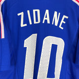 2002/04 FRANCE ZIDANE #10 HOME SHIRT (XL) ADIDAS