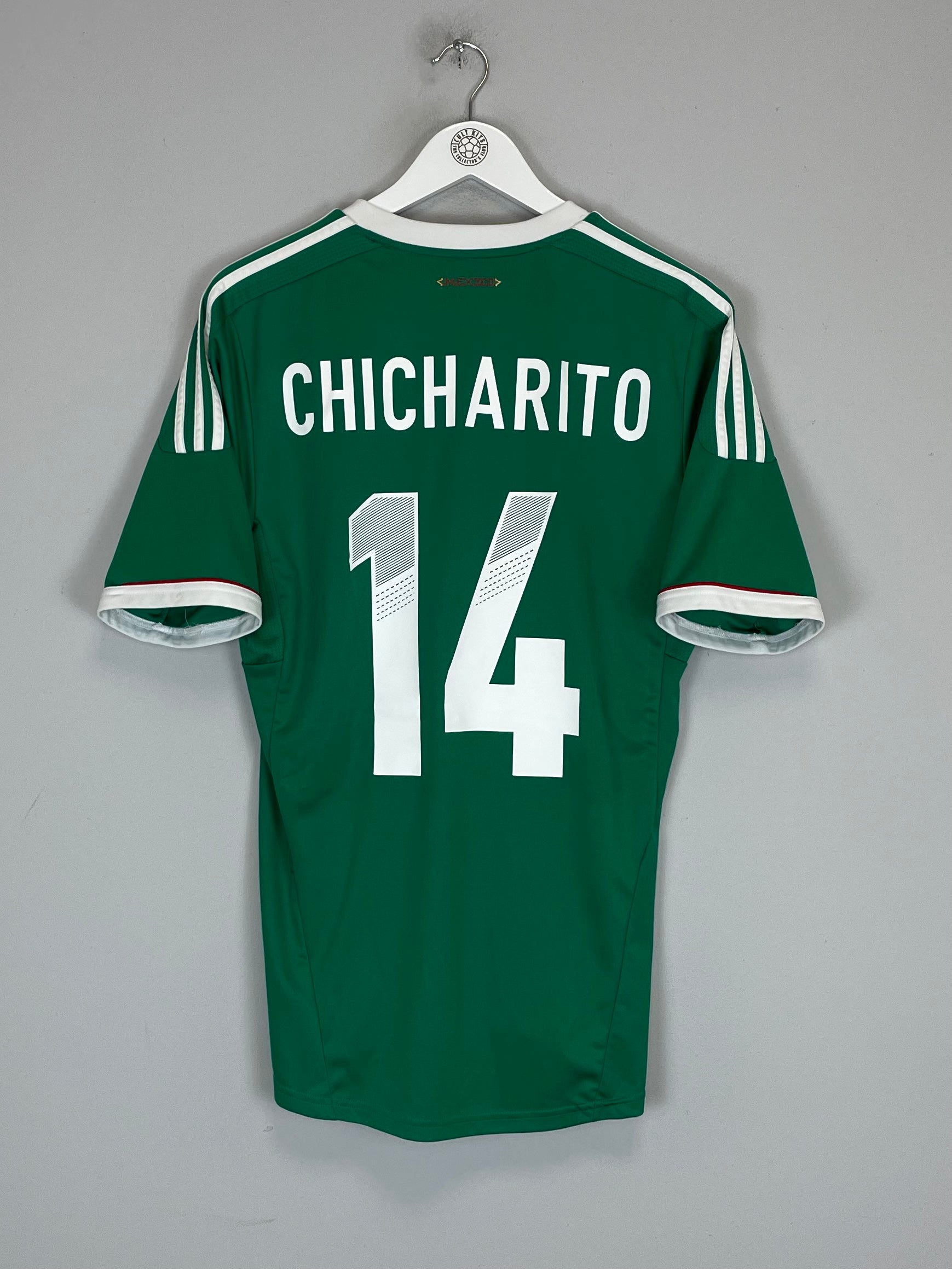 2011/13 MEXICO CHICHARITO #14 HOME SHIRT (M) ADIDAS