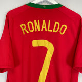 2008/10 PORTUGAL RONALDO #7 HOME SHIRT (M) NIKE