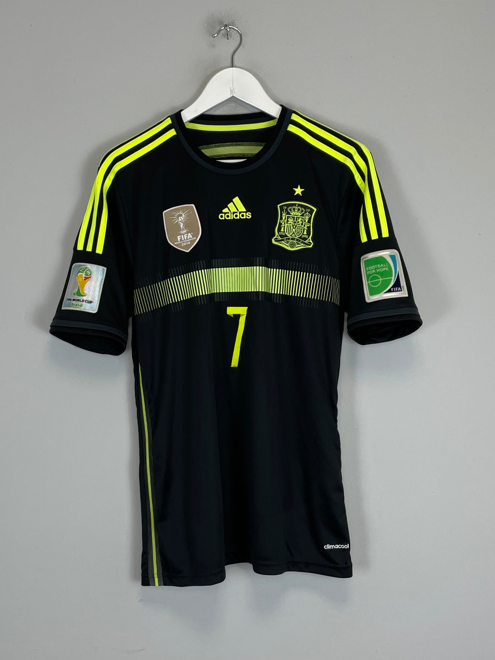 2013/15 SPAIN #7 AWAY SHIRT (M) ADIDAS