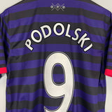 2012/13 ARSENAL PODOLSKI #9 AWAY SHIRT (M) NIKE