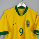 2006/08 BRAZIL RONALDO #9 HOME SHIRT (XL) NIKE