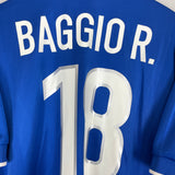 1997/98 ITALY R.BAGGIO #18 HOME SHIRT (L) NIKE