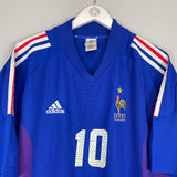 2002/04 FRANCE ZIDANE #10 HOME SHIRT (XL) ADIDAS