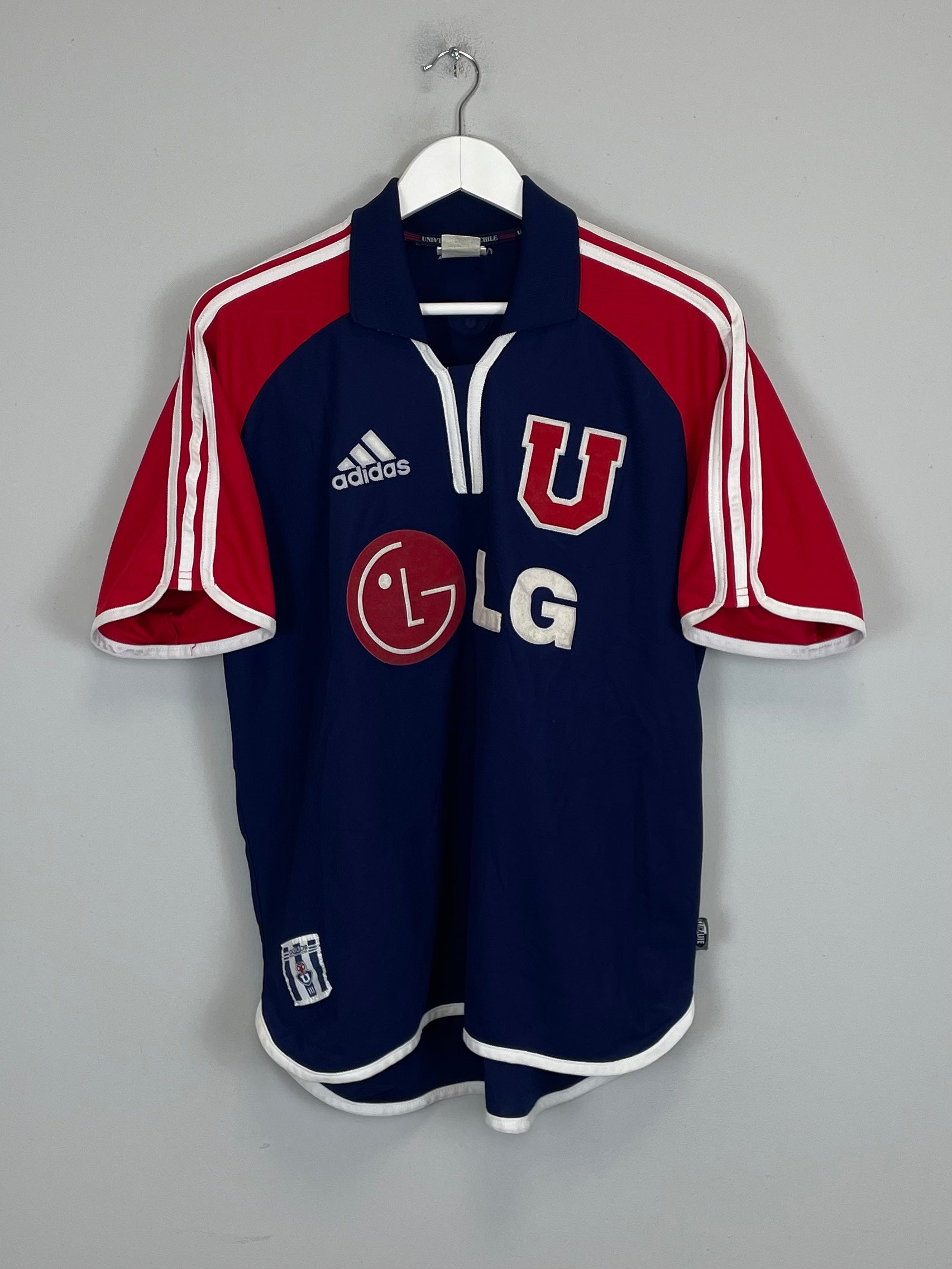 2001/02 UNIVERSIDAD DE CHILE HOME SHIRT (L) ADIDAS