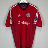 2002/04 BAYERN MUNICH LIZARAZU #3 C/L HOME SHIRT (L) ADIDAS