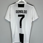 2018/19 JUVENTUS RONALDO #7 HOME SHIRT (M) ADIDAS