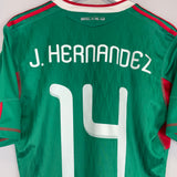 2010/11 MEXICO J.HERNANDEZ #14 HOME SHIRT (M) ADIDAS