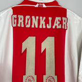 1999/00 AJAX GRONKJAER #11 HOME SHIRT (XXL) UMBRO