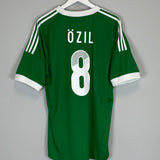 2012/13 GERMANY OZIL #8 AWAY SHIRT (XL) ADIDAS