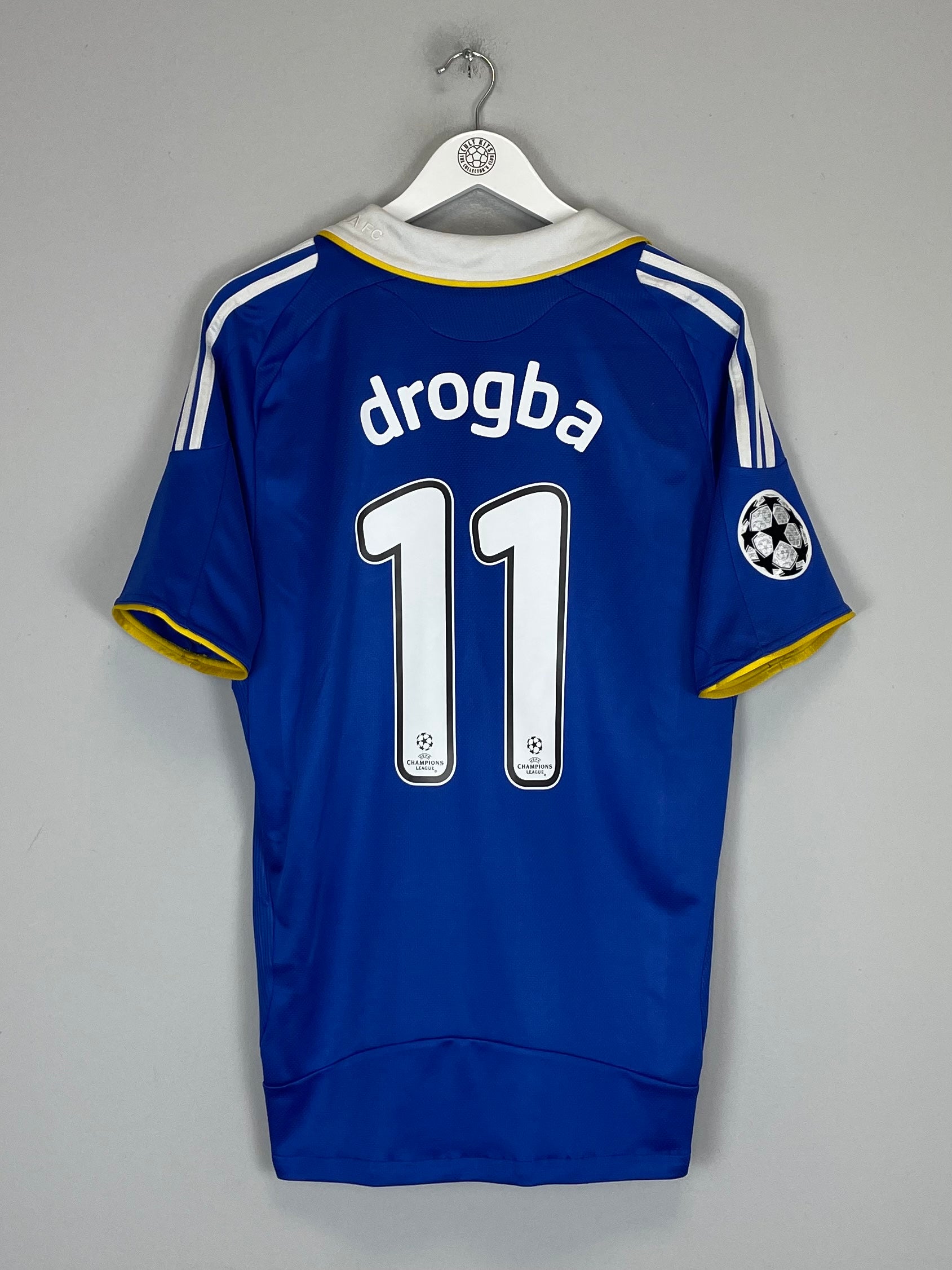 2011/12 CHELSEA DROGBA #11 C/L HOME SHIRT (M) ADIDAS