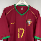 2006/08 PORTUGAL C.RONALDO #17 HOME SHIRT (XXL) NIKE