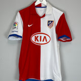 2006/07 ATLETICO MADRID KUN AGUERO #10 HOME SHIRT (M) NIKE