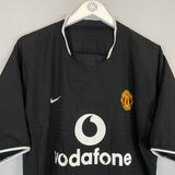 2003/05 MANCHESTER UNITED ROONEY #8 AWAY SHIRT (L) NIKE