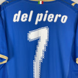 2008/09 ITALY DEL PIERO #7 *PLAYER ISSUE* HOME SHIRT (XXL) PUMA