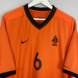 2000/02 NETHERLANDS BOSVELT #6 HOME SHIRT (XL) NIKE